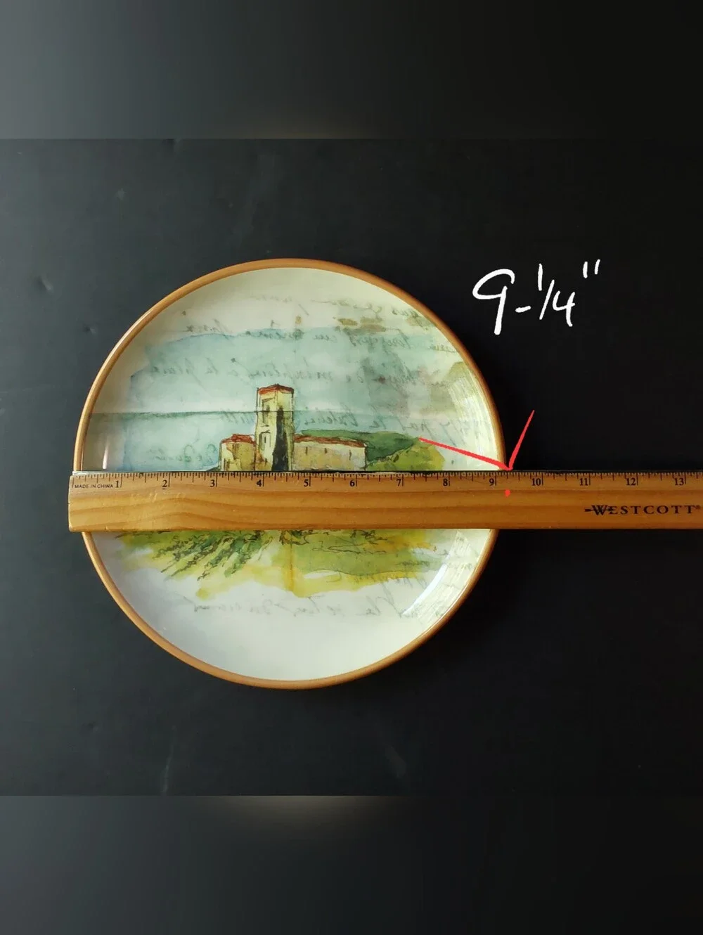 Williams-Sonoma SALAD/DESSERT (2) PAYSAGE by Marc Lacaz 9.25